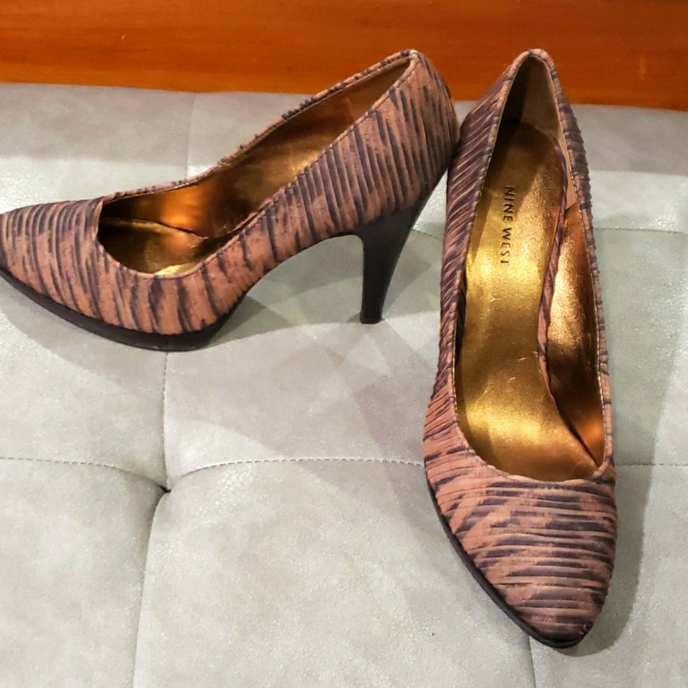 Nine West Brown Heels